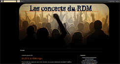 Desktop Screenshot of lesconcertsdurdm.blogspot.com