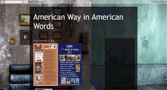 Desktop Screenshot of american-way-in-american-words.blogspot.com