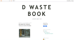 Desktop Screenshot of dwastebook.blogspot.com