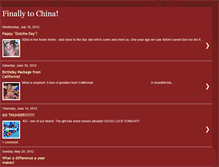 Tablet Screenshot of finallytochina.blogspot.com