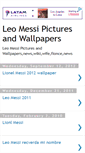 Mobile Screenshot of leomessi-pictures.blogspot.com