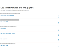 Tablet Screenshot of leomessi-pictures.blogspot.com