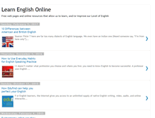 Tablet Screenshot of learnenglishfromhome.blogspot.com