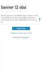 Mobile Screenshot of bannerl2oba.blogspot.com
