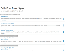 Tablet Screenshot of dailyfreeforexsignal.blogspot.com