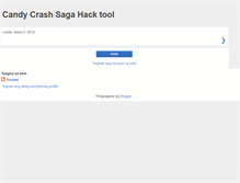 Tablet Screenshot of candycrush-hacktool.blogspot.com