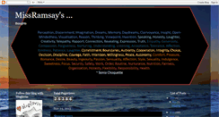 Desktop Screenshot of missramsays-thoughts.blogspot.com