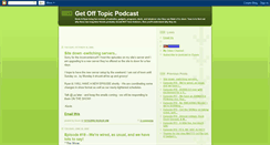 Desktop Screenshot of getofftopic.blogspot.com