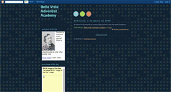 Desktop Screenshot of bellavistaadventistacademy.blogspot.com