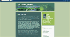 Desktop Screenshot of daisyfrog.blogspot.com