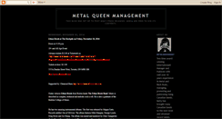 Desktop Screenshot of metalqueenmgmt.blogspot.com