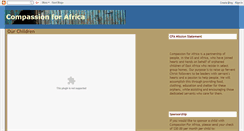 Desktop Screenshot of compassionforafrica.blogspot.com