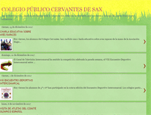 Tablet Screenshot of colegiocervantesdesax.blogspot.com