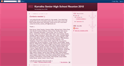 Desktop Screenshot of kshsreunion2010.blogspot.com