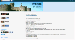 Desktop Screenshot of cymraegencatala.blogspot.com