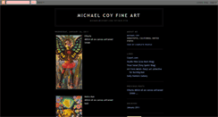 Desktop Screenshot of michaelcoyfineart.blogspot.com