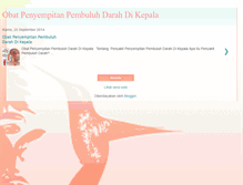 Tablet Screenshot of obatpenyempitanpembuluhdarahdikepala.blogspot.com