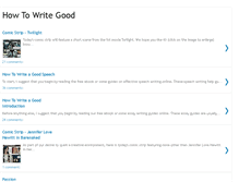Tablet Screenshot of how2writegood.blogspot.com