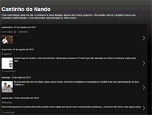 Tablet Screenshot of cantinho-do-nando.blogspot.com