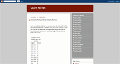 Desktop Screenshot of learnkorean-55.blogspot.com