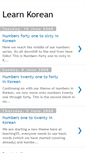 Mobile Screenshot of learnkorean-55.blogspot.com