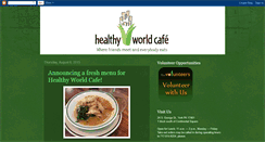 Desktop Screenshot of healthyworldcafe.blogspot.com