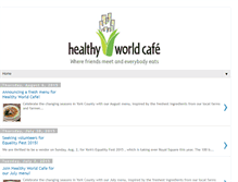 Tablet Screenshot of healthyworldcafe.blogspot.com