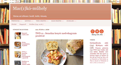 Desktop Screenshot of maczkomuhely.blogspot.com