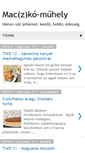 Mobile Screenshot of maczkomuhely.blogspot.com