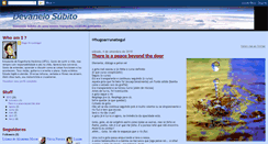 Desktop Screenshot of devaneiosubito.blogspot.com