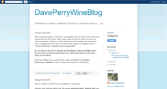 Desktop Screenshot of daveperrywineblog.blogspot.com