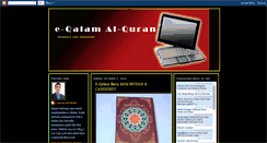 Desktop Screenshot of e-qalam.blogspot.com