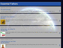 Tablet Screenshot of essentialfathers.blogspot.com