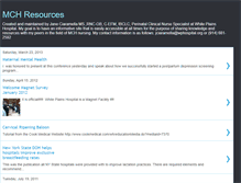 Tablet Screenshot of mchresources.blogspot.com