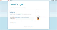 Desktop Screenshot of iwantigot.blogspot.com
