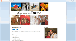Desktop Screenshot of lifewiththerileys.blogspot.com