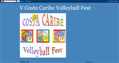 Desktop Screenshot of costacaribevolleyballfest.blogspot.com