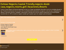 Tablet Screenshot of exitosonegocio.blogspot.com