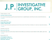 Tablet Screenshot of jpinvestigativegroup.blogspot.com