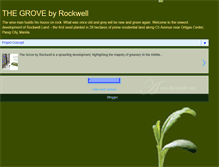 Tablet Screenshot of grovebyrockwell.blogspot.com