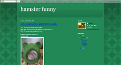 Desktop Screenshot of hamsterfunny.blogspot.com