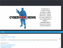 Tablet Screenshot of cyberwarnewsblog.blogspot.com