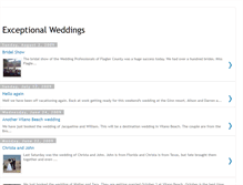 Tablet Screenshot of exceptionalweddings.blogspot.com