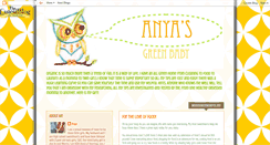 Desktop Screenshot of anyasgreenbaby.blogspot.com