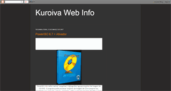 Desktop Screenshot of kuroivawebinfo.blogspot.com