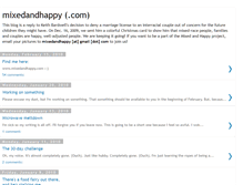 Tablet Screenshot of mixedandhappy.blogspot.com
