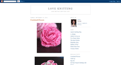 Desktop Screenshot of loveknittingannie1103.blogspot.com