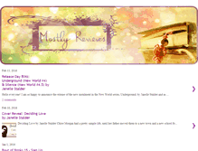 Tablet Screenshot of mostlyreviews.blogspot.com