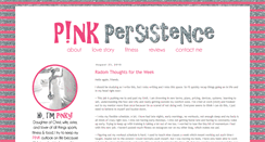 Desktop Screenshot of pinkypersistence.blogspot.com