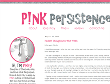 Tablet Screenshot of pinkypersistence.blogspot.com